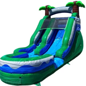 Tropical water slide - almapartyrentals