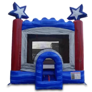 Red White and Blue Bounce House