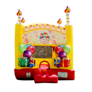 happy birthday bounce house - almapartyrentals