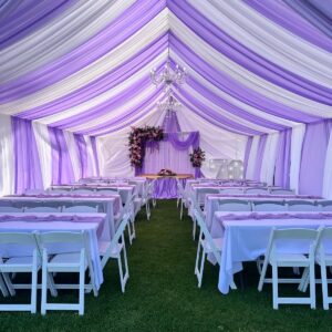 20ft x 30ft Bridal Veil Style Draped Tent