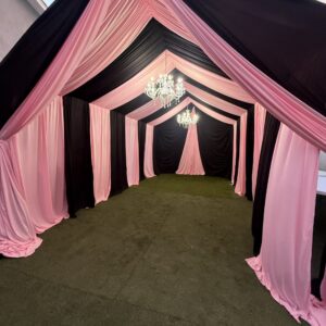 10ft x 20ft Rose Style Draped Tent